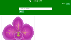 openclipart圖庫：orchid縮圖