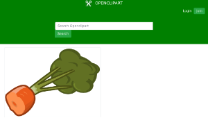 openclipart圖庫：cut carrot-資源代表圖