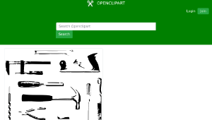 openclipart圖庫：Hand Tool Kit縮圖