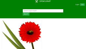 openclipart圖庫：Flowers Gerbera-資源代表圖