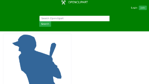 openclipart圖庫：baseball2-資源代表圖