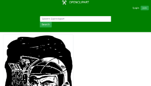openclipart圖庫：Space Pioneers 155-資源代表圖