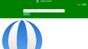 openclipart圖庫：Vertical Striped Hot Air Balloons-資源代表圖