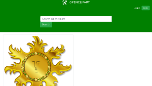 openclipart圖庫：The Sun-資源代表圖