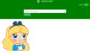openclipart圖庫：Alice-資源代表圖