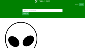 openclipart圖庫：Martian Man縮圖