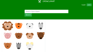 openclipart圖庫：Minimalist Animal Face-資源代表圖