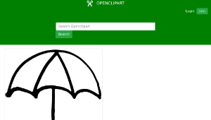 openclipart圖庫：Umbrella Revolution Symbol 2-資源代表圖
