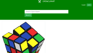openclipart圖庫：cube of Rubik縮圖
