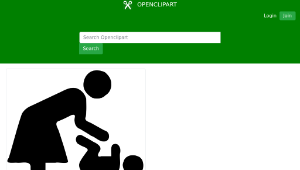 openclipart圖庫：Diaper Change-資源代表圖