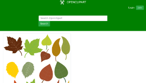openclipart圖庫：Variety Of Leaves縮圖