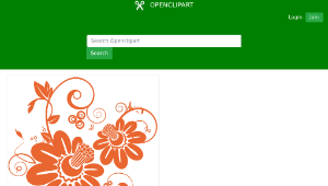 openclipart圖庫：Abstract Floral Pattern-資源代表圖
