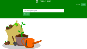 openclipart圖庫：Garden tool-資源代表圖