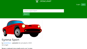 openclipart圖庫：Syrena Sport縮圖