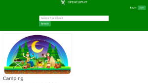 openclipart圖庫：Camping-資源代表圖