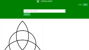 openclipart圖庫：Triquetra with Circle-資源代表圖