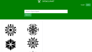 openclipart圖庫：Patterned Circles 2-資源代表圖