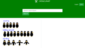 openclipart圖庫：Comic crow animation縮圖