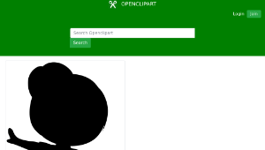 openclipart圖庫：Little Girl Ballerina Silhouette-資源代表圖