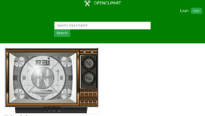 openclipart圖庫：Television-資源代表圖