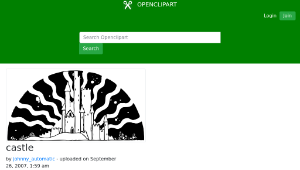 openclipart圖庫：castle縮圖