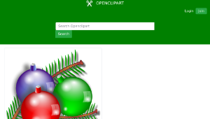 openclipart圖庫：Xmas Globe-資源代表圖