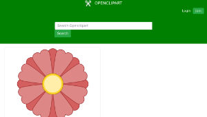 openclipart圖庫：Pink Flower-資源代表圖
