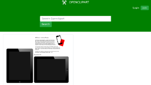openclipart圖庫：iOS Devices - Interface Frames-資源代表圖