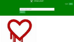openclipart圖庫：Heartbleed Patch Needed
