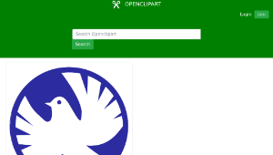 openclipart圖庫：peace dove縮圖