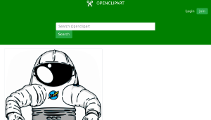 openclipart圖庫：NASA Mark III Astronaut Space Suit-資源代表圖