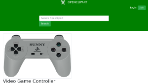 openclipart圖庫：Video Game Controller縮圖