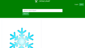 openclipart圖庫：snow flake 4-資源代表圖