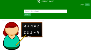 openclipart圖庫：Teacher