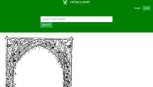 openclipart圖庫：Garden Foilage Frame-資源代表圖