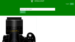 openclipart圖庫：Camera DSLR縮圖