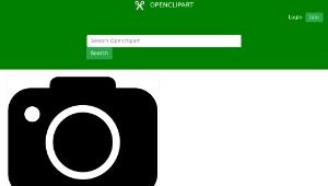 openclipart圖庫：Simple Camera-資源代表圖