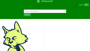 openclipart圖庫：lime cat縮圖