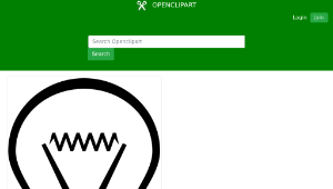 openclipart圖庫：Lightbulb縮圖