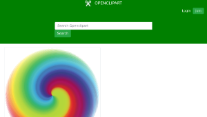 openclipart圖庫：Swirltastic Rainbow縮圖