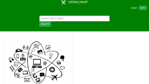 openclipart圖庫：FOSSASIA- Internet of Things Entry-資源代表圖