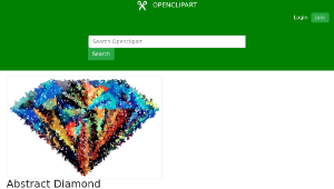 openclipart圖庫：Abstract Diamond縮圖