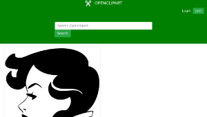 openclipart圖庫：Retro profile-資源代表圖