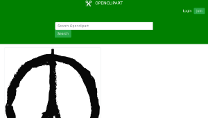 openclipart圖庫：Peace for Paris-資源代表圖