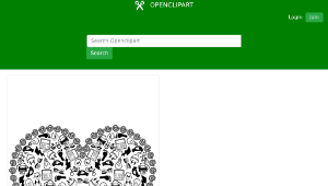 openclipart圖庫：Heart of internet of things-資源代表圖