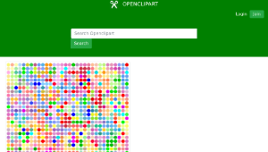 openclipart圖庫：Color Dot Pattern-資源代表圖