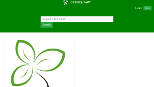 openclipart圖庫：Abstract Flower-資源代表圖