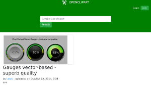 openclipart圖庫：Gauges vector-based - superb quality-資源代表圖