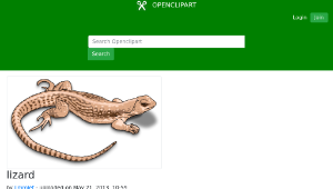 openclipart圖庫：lizard-資源代表圖