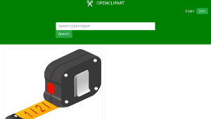 openclipart圖庫：measuring tape-資源代表圖